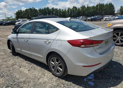 2018 Hyundai Elantra Sel z USA, uszkodzony, nr VIN KMHD84LF2JU508204